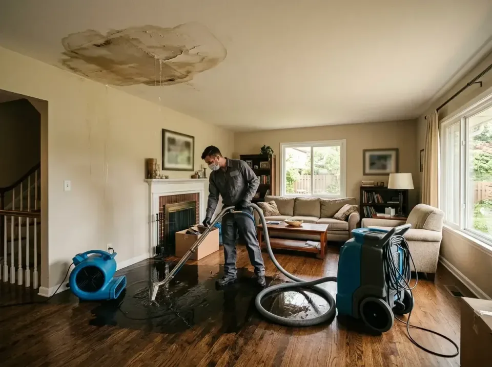 attic-pipe-burst-ceiling-drip-008 — frequently asked questions, Water Damage Restoration & Carpet Care in Campton Hills, IL